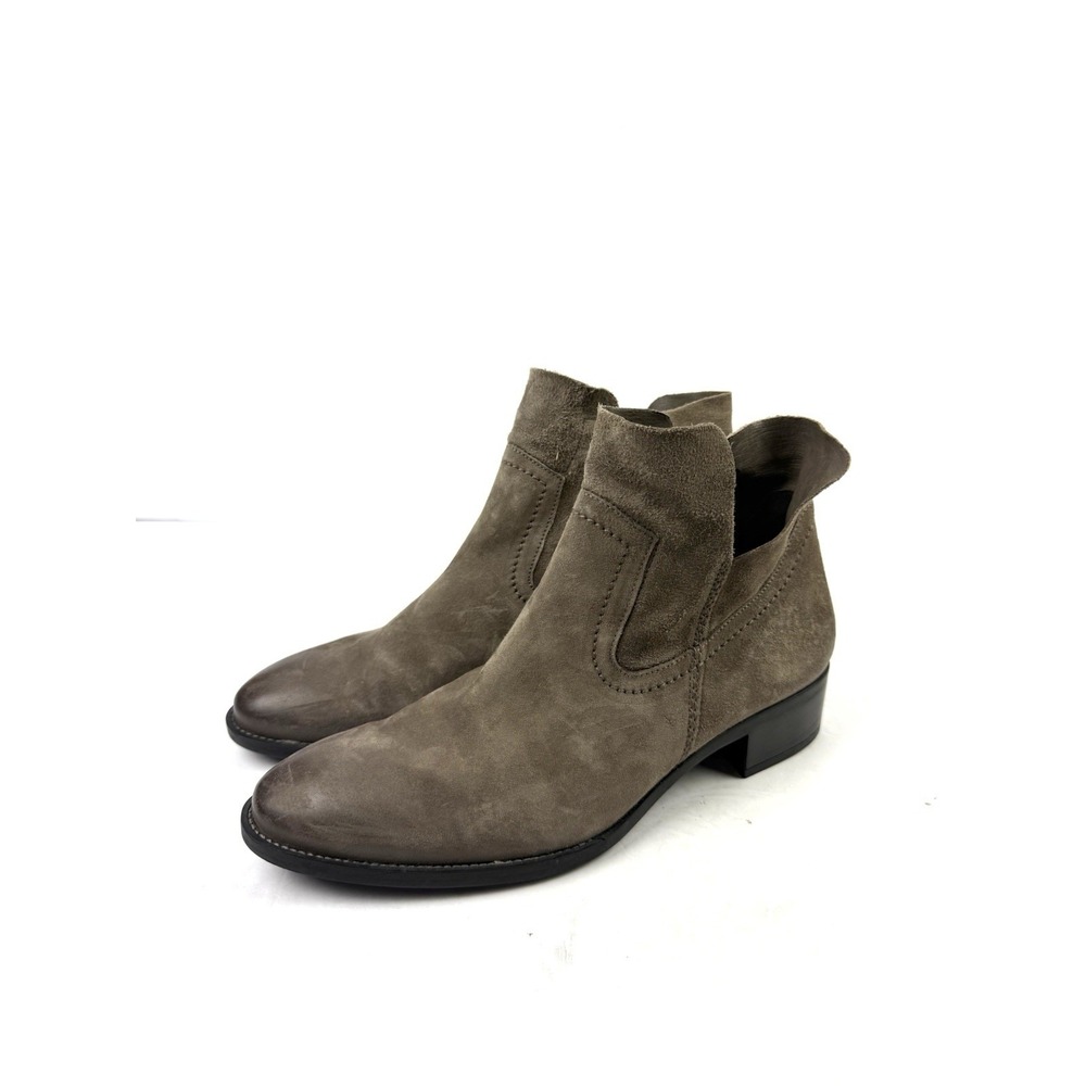 Paul Green Boston Bootie US 9 Brown Mineral Nubuck Leather Ankle Boot UK 6.5